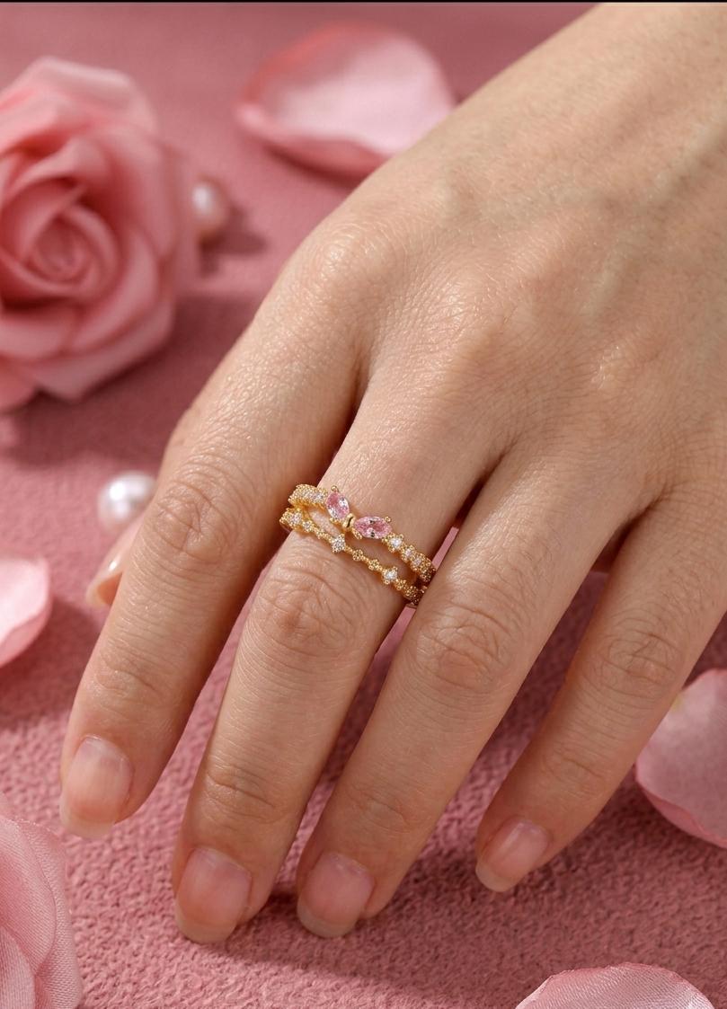 Anillo Cristal Rosé